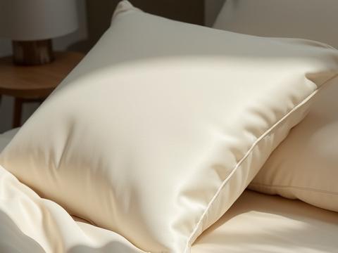 Luxurious Silk Pillowcase in Soft Ivory